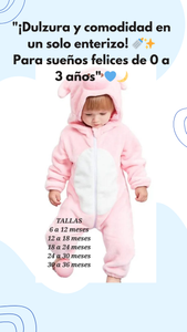 "¡Abriga a tu peque con amor! 🧸❄️ Enterizos de felpa antialérgica para un invierno calientitos❤️"
